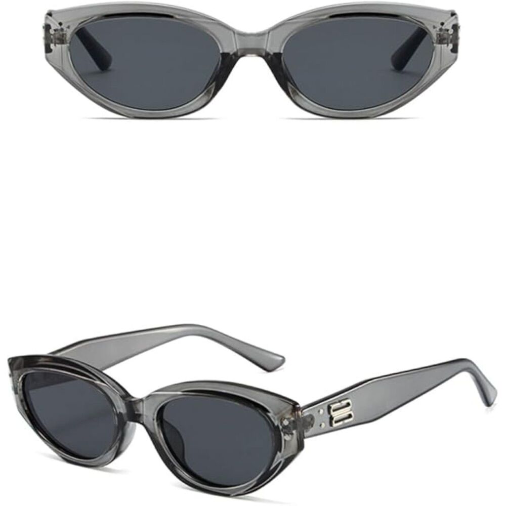 Small Oval Cat Eye Sunglasses Women‎ UV400 Eyeglasses